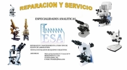Mantenimiento y reparacion de microscopios