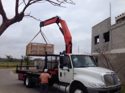RENTA GRUA HIAB CON PLATAFORMA PARA TRASLADOS VERACRUZ