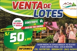 VENTA DE LOTES - VILLA RICA