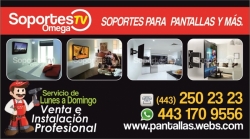 SOPORTES PARA PANTALLAS EN MORELIA VENTA E INSTALACIÓN 