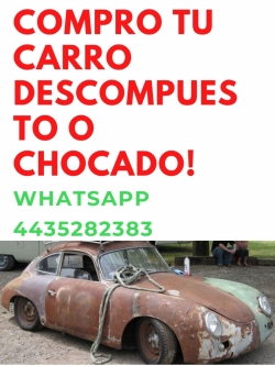 compro tu auto #chocado #descompuesto etc