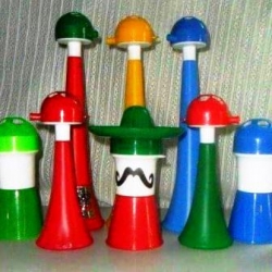 BUBUCELAS Y CORNETAS CON IMPRESIÓN DE LOGOTIPOS