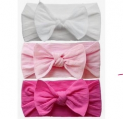 Hermosas bandas con moño para bebes y niñas.