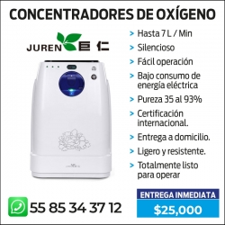 Concentradores de oxígeno