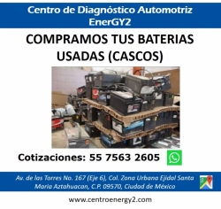 COMPRA DE ACUMULADORES USADOS (CASCOS)