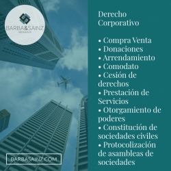 Barba y Sainz Abogados en Derecho Corporativo.