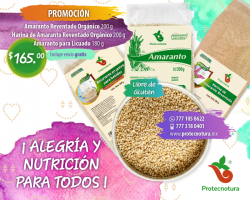 PROTECNOTURA PROMO: AMARANTO REVENTADO ORGÁNICO 