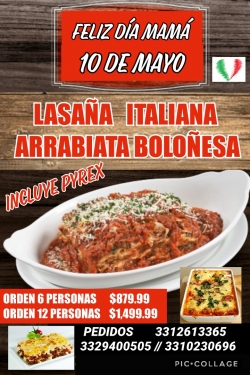 Deliciosa lasaña italiana 