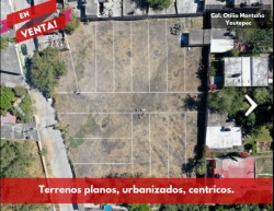 VENTA DE TERRENOS URBANIZADOS EN FACILIDADES EN ZONA CENTRICA DE YAUTEPEC