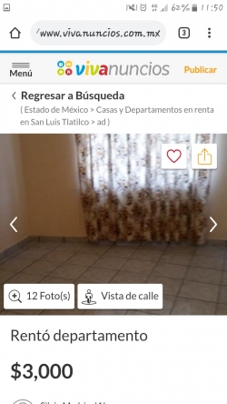 Rento departamento 