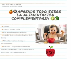 Aprende todo sobre alimentación Complementaria para bebés de 6 a 12 meses 
