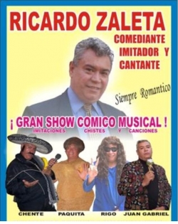 COMEDIANTE..CONTRATE EL MEJOR!!  RICARDO ZALETA!!  GARANTIZADO.