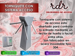 TORNIQUTE CON SISTEMA DE ACCESO  - RDR SOLUCIONES DE ACCESO