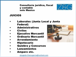 Servicios Legales