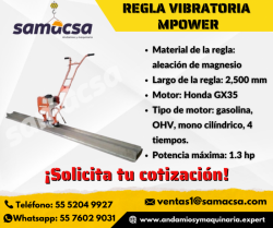 Regla vibratoria mpower 