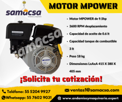 Motor para revolvedora Mpower