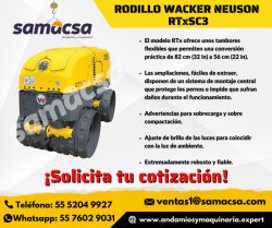 Rodillos Wacker para zanjas