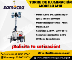 Torre de iluminación Luxtower M10