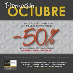 PROMOCION DE OCTUBRE!