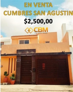 CASA EN VENTA EN CUMBRES SAN AGUSTÍN