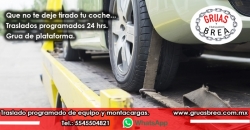 Servicio de grua de plataforma BREA