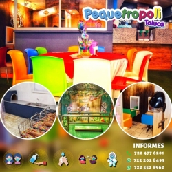 Tu evento en las mejores instalaciones! PEQUETROPOLI!