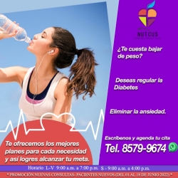 ¿Te cuesta bajar de peso?  Deseas regular la Diabetes o eliminar la ansiedad. 