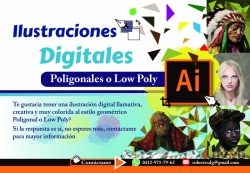 Ilustraciones Digitales Poligonales / Low Poly