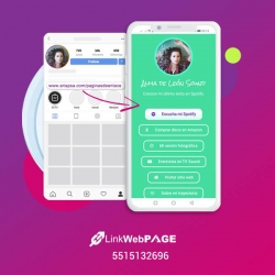 Diseño de pagina de enlaces para tu biografía de Instagram o Tik Tok