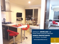 apartamento amoblado cali frente centro comercial chipichape 
