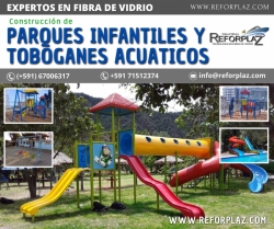 Columpios para plazuelas, areas verdes